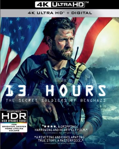 Постер к фильму 13 часов: Тайные солдаты Бенгази / 13 Hours: The Secret Soldiers of Benghazi (2016) UHD BDRemux 2160p от селезень | 4K | HDR | Лицензия