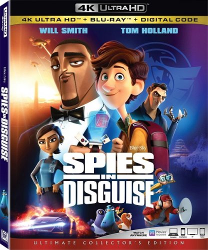 Постер к фильму Камуфляж и шпионаж / Spies in Disguise (2019) UHD BDRemux 2160p от селезень | 4K | HDR | iTunes