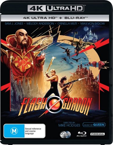 Постер к фильму Флэш Гордон / Flash Gordon (1980) UHD BDRemux 2160p от селезень | 4K | HDR | Dolby Vision TV | P