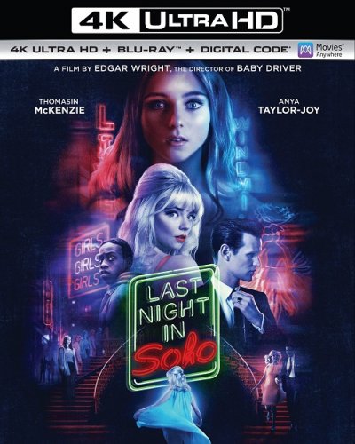 Постер к фильму Прошлой ночью в Сохо / Last Night in Soho (2021) UHD BDRemux 2160p от селезень | 4K | HDR | iTunes