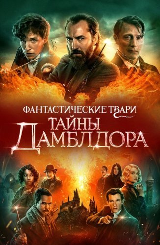 Постер к фильму Фантастические твари: Тайны Дамблдора / Fantastic Beasts: The Secrets of Dumbledore (2022) HDRip-AVC от DoMiNo & селезень | Лицензия