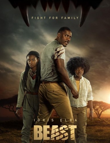 Постер к фильму Зверь / Beast (2022) WEB-DLRip-AVC от DoMiNo & селезень | P