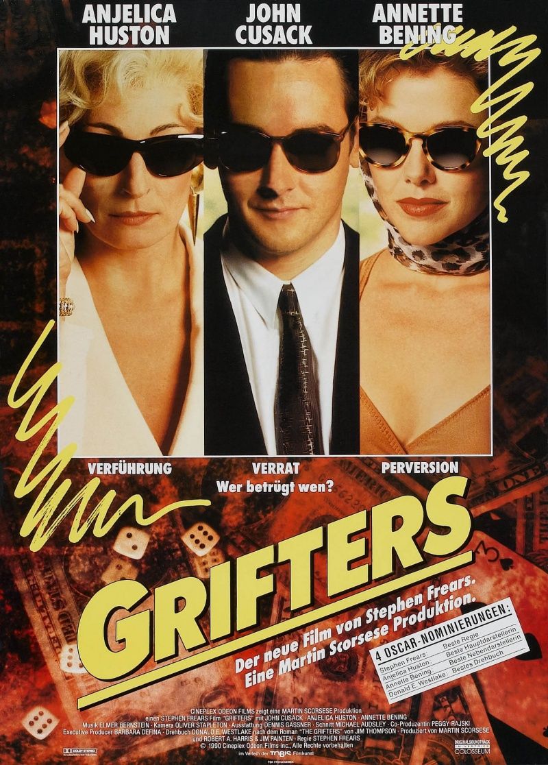 Постер к фильму Кидалы / The Grifters (1990) UHD BDRemux 2160p от селезень | 4K | HDR | Dolby Vision Profile 7 | P